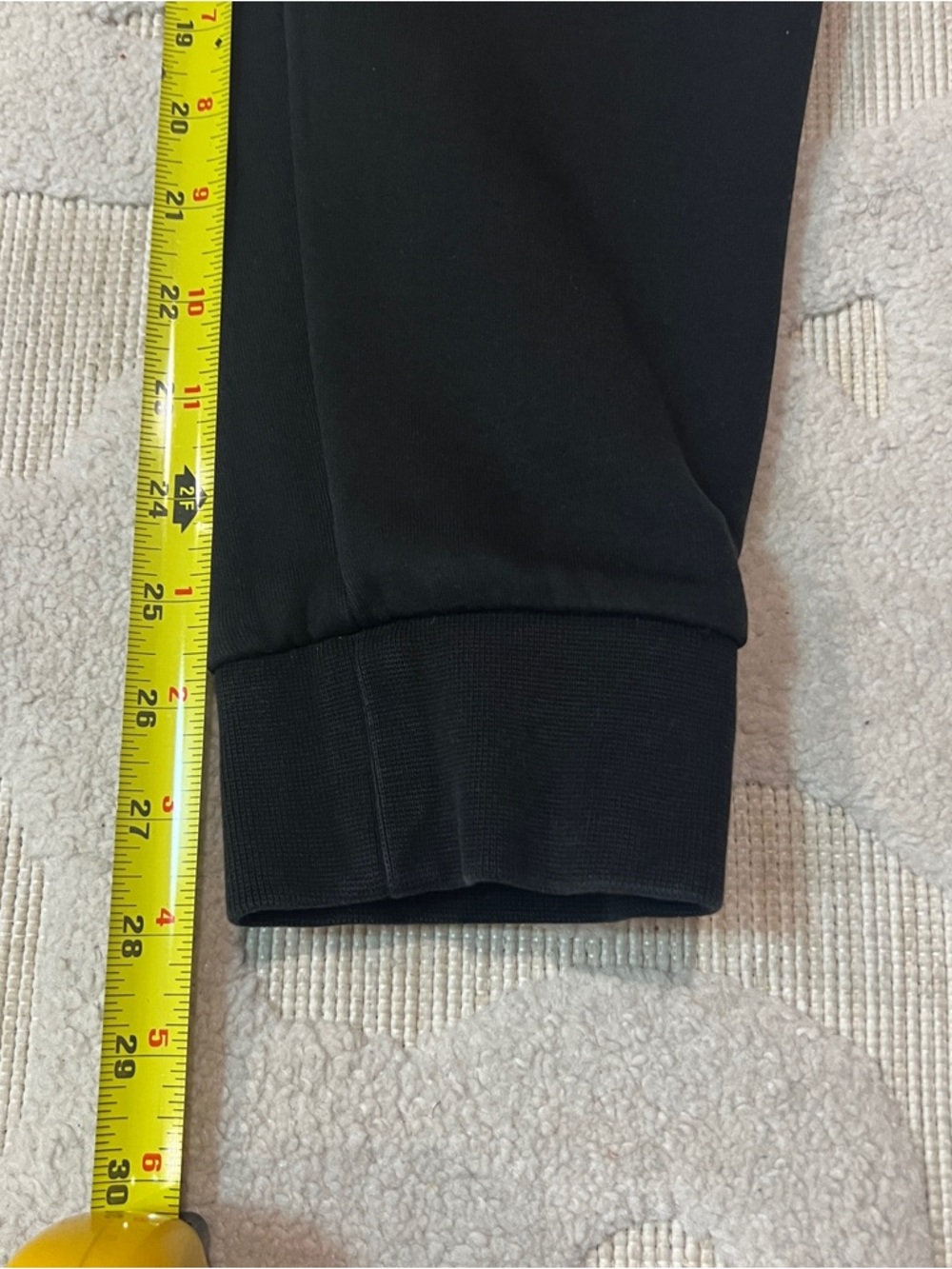 Polo Ralph Lauren Jogger Pants Mens Medium Black Double-Knit Drawstring Waist - Picture 8 of 8